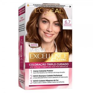 Coloração Imédia Excellence Creme N°6.7 Chocolate Puro