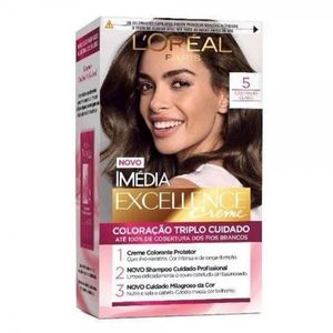 Coloração Imédia Excellence Creme N°5 Castanho Claro