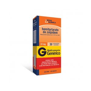Zolpidem 10mg com 30 Comprimidos Nova Quimica
