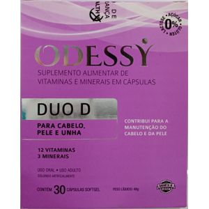 Odessy Duo D 30 cápsulas suplemento alimentar