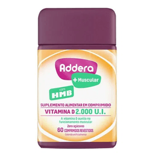 Suplemento Alimentar Addera + Muscular 2000UI com 60 Comprimidos