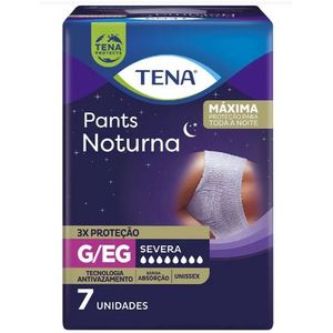 Roupa Intima Tena Pants Noturna G/EG 7 Unidades