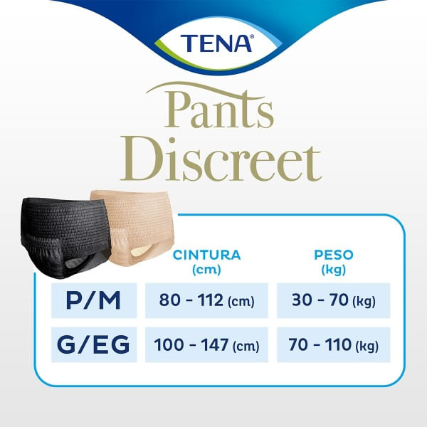 Incontinencia: Tena Lady Pants Discreet grande