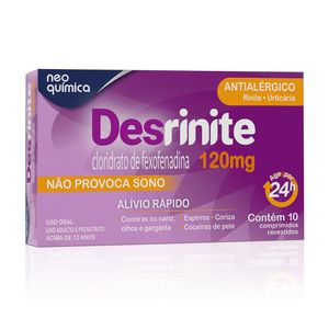 Desrinite 120mg 10 Comprimidos