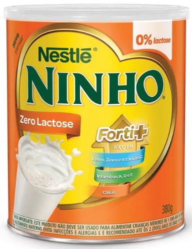 Ninho Zero Lactose Forti+ 380g