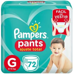 Fralda Pampers Pants Ajuste Total G com 72 unidades