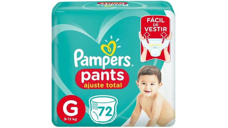 Fralda Pampers Pants Ajuste Total M 60 unidades - Melhor preço