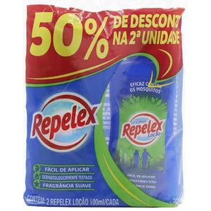 Kit Repelente Repelex Loção 100ml Cada Com 50% Desconto Na 2º Unidade