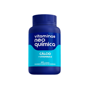 Vitaminas Neo Química Cálcio + Vitamina D 60 Cpr