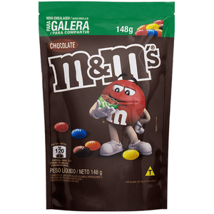 M&Ms Pouch Chocolate ao Leite 148g