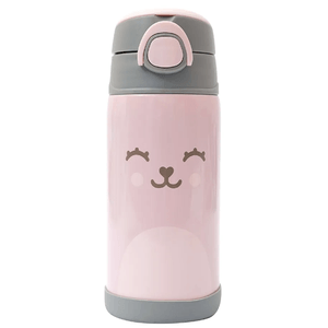 Garrafa Térmica com Canudo Gumy Rosa 420ml – Buba