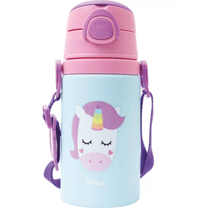 Garrafinha de Alumínio Animal Fun Unicórnio BUBA  - 400ml