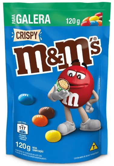 M&M´S Crispy Pouch 120g|Drogafuji - Drogafuji