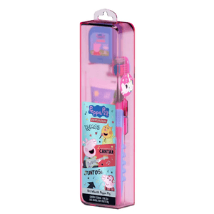 DentalClean Kit Peppa Pig Escova + Fio Dental + Gel Tutti Frutti 50g
