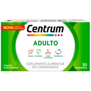 Centrum de A a Zinco 60 Comprimidos