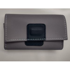 Pilbox Mini Porta Comprimido Semanal Cinza