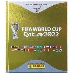 Álbum de Figurinhas Oficial Fifa World Cup Qatar 2022 Capa Dura Dourado