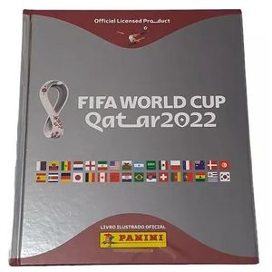 Álbum de Figurinhas Oficial Fifa World Cup Qatar 2022 Capa Dura Prata