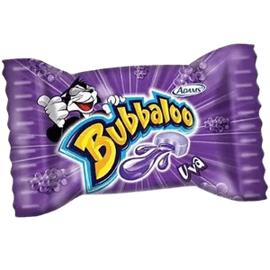 Chiclete Bubbaloo Sabor uva