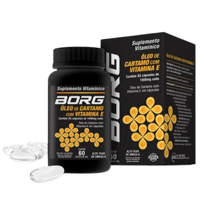 Borg Óleo Cartamo+Vitamina E 1.000mg 60 Cápsulas