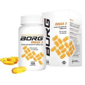 Borg Ômega 3 1000Mg Com 120 Cápsulas