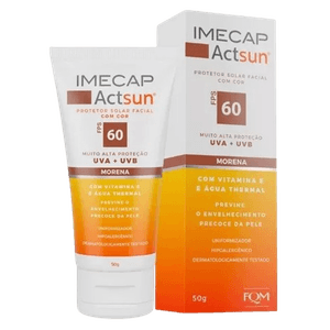 Protetor Solar Imecap Actsun Fps 60 Morena 50g