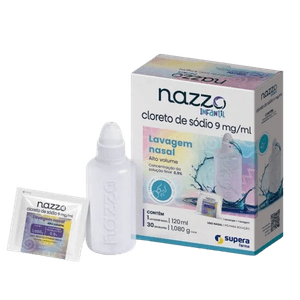 Nazzo Infantil Lavador Nasal 120ml + 30 Envelopes Pó Solução Nasal