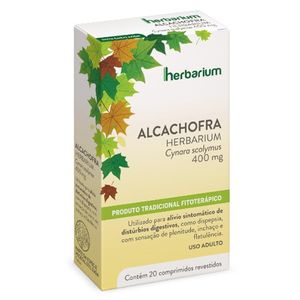 Alcachofra Herbarium 400mg 20 comprimidos