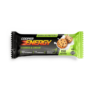 COOPER ENERGY BARRA COOKIES CREAM 45G