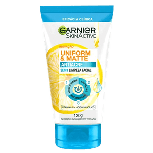 GARNIER GEL LIMP FACIAL 120G UNIF E MATTE ANTI.
