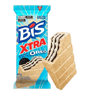 Wafer Recheado Lacta BIS Xtra Óreo 45g
