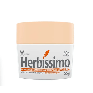 Desodorante Creme Antitranspirante Vanilla Herbíssimo 55G